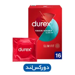 کاندوم نازک اسلیم فیت دورکس DUREX YAKIN HISSET Slim Fit