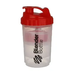 شیکر شفاف مشکی باتل بلندر اسپایدر مدل سه تکه ظرفیت 0.5 لیتر شیکر بدنسازی ورزشکاران بدنسازان ورزشی خانه سلام