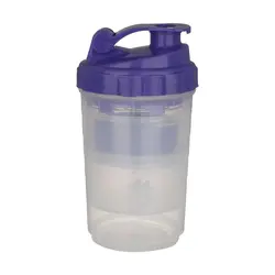 شیکر شفاف مشکی باتل بلندر اسپایدر مدل سه تکه ظرفیت 0.5 لیتر شیکر بدنسازی ورزشکاران بدنسازان ورزشی خانه سلام