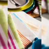 دستمال آشپزخانه ابراهیمی یزد مدل Striped بسته 4 عددی خانه سلام