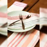 دستمال آشپزخانه ابراهیمی یزد مدل Striped بسته 4 عددی خانه سلام