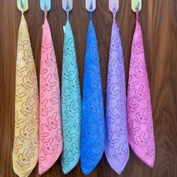 دستمال آشپزخانه مدل خرگوش 40 سانتی حوله دستی میکروفایبر حوله ای دستمال تنظیف نانو جادویی نظافت کارواش خرگوشی خانه سلام