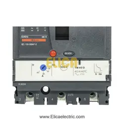 کليد اتوماتیک 40 آمپر اشنایدر سه پل 36kA حفاظت TM-D
