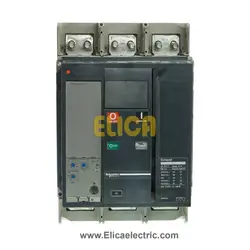 کلید اتوماتیک 800 آمپر اشنایدر سه پل 50KA فیکس موتوردار میکرولوجیک 2.0