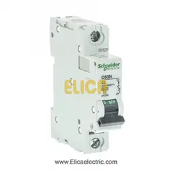 کلید مينياتوری تک فاز 2 آمپر 6kA اشنایدر موتوری AC