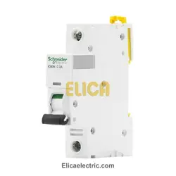 کلید مينياتوری تک فاز 2 آمپر 6kA اشنایدر موتوری AC/DC