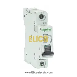 کلید مينياتوری تک فاز 4 آمپر 6kA اشنایدر موتوری AC