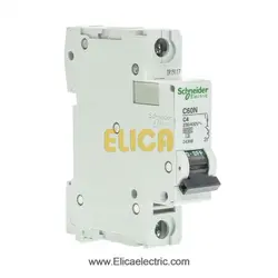 کلید مينياتوری تک فاز 4 آمپر 6kA اشنایدر موتوری AC