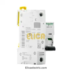 کلید مينياتوری تک فاز 4 آمپر 6kA اشنایدر موتوری AC/DC