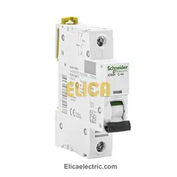 کلید مينياتوری تک فاز 4 آمپر 10kA اشنایدر موتوری AC/DC