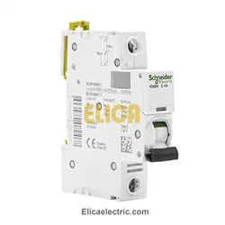 کلید مينياتوری تک فاز 4 آمپر 10kA اشنایدر موتوری AC/DC