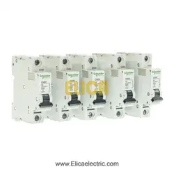 کلید مينياتوری تک فاز 6 آمپر 6kA اشنایدر موتوری AC