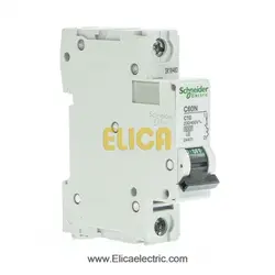 کلید مينياتوری تک فاز 10 آمپر 6kA اشنایدر موتوری AC