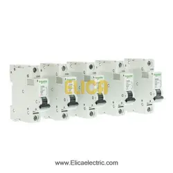کلید مينياتوری تک فاز 10 آمپر 6kA اشنایدر موتوری AC