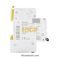 کلید مينياتوری تک فاز 20 آمپر 10kA اشنایدر موتوری AC/DC