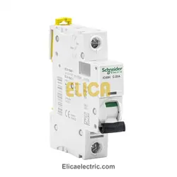 کلید مينياتوری تک فاز 25 آمپر 10kA اشنایدر موتوری AC/DC