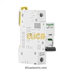 کلید مينياتوری تک فاز 25 آمپر 10kA اشنایدر موتوری AC/DC