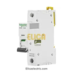 کلید مينياتوری تک فاز 25 آمپر 10kA اشنایدر موتوری AC/DC