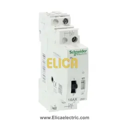 رله ضربه ای 16 آمپر تک پل با بوبین 110 ولت  DC و 230...240 ولت AC اشنایدر الکتریک