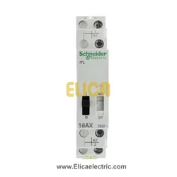 رله ضربه ای 16 آمپر تک پل با بوبین 110 ولت  DC و 230...240 ولت AC اشنایدر الکتریک