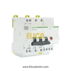 محافظ جان ترکیبی سه فاز 16 آمپر اشنایدر 30 میلی آمپر قدرت قطع 6kA