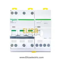 محافظ جان ترکیبی سه فاز 16 آمپر اشنایدر 30 میلی آمپر قدرت قطع 6kA