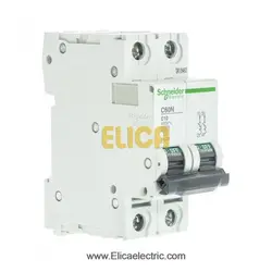 کلید مينياتوری دو پل 10 آمپر 6kA اشنایدر موتوری AC