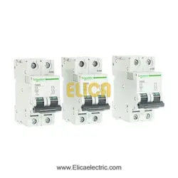 کلید مينياتوری دو پل 10 آمپر 6kA اشنایدر موتوری AC