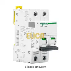 کلید مينياتوری دو پل 16 آمپر 6kA اشنایدر موتوری AC/DC