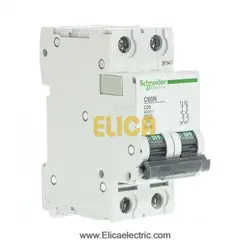 کلید مينياتوری دو پل 20 آمپر 6kA اشنایدر موتوری AC