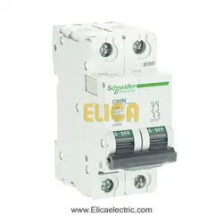 کلید مينياتوری دو پل 25 آمپر 6kA اشنایدر موتوری AC