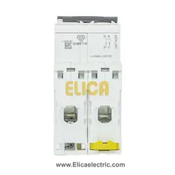 کلید مينياتوری دو پل 25 آمپر 6kA اشنایدر موتوری AC/DC