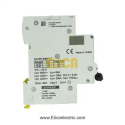 کلید مينياتوری دو پل 40 آمپر 10kA اشنایدر موتوری DC