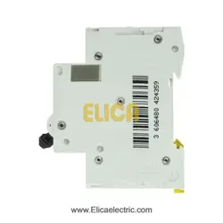 کلید مينياتوری دو پل 40 آمپر 10kA اشنایدر موتوری DC