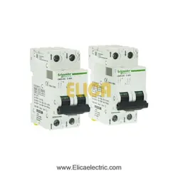 کلید مينياتوری دو پل 40 آمپر 10kA اشنایدر موتوری DC