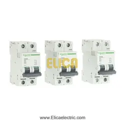 کلید مينياتوری دو پل 50 آمپر 6kA اشنایدر موتوری AC