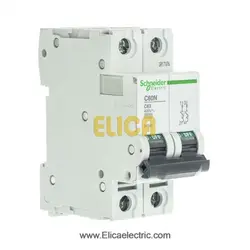 کلید مينياتوری دو پل 63 آمپر 6kA اشنایدر موتوری AC