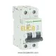 کلید مينياتوری دو پل 63 آمپر 6kA اشنایدر موتوری AC