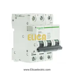 کلید مينياتوری سه فاز 6 آمپر 6kA اشنایدر موتوری AC