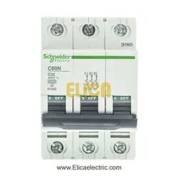 کلید مينياتوری سه فاز 32 آمپر 6kA اشنایدر موتوری AC