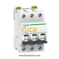 کلید مينياتوری سه فاز 32 آمپر 6kA اشنایدر موتوری AC/DC