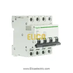 کلید مينياتوری چهار پل 16 آمپر 6kA اشنایدر موتوری AC