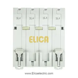 کلید مينياتوری چهار پل 16 آمپر 6kA اشنایدر موتوری AC