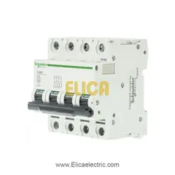 کلید مينياتوری چهار پل 16 آمپر 6kA اشنایدر موتوری AC