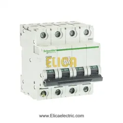 کلید مينياتوری چهار پل 40 آمپر 6kA اشنایدر موتوری AC