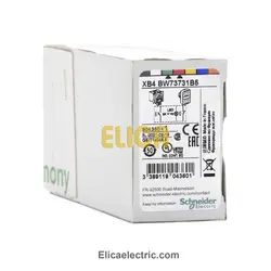 استارت استوپ دوبل فلزی چراغ دار 1NO+1NC ولتاژ 24VAC/DC اشنایدر الکتریک