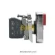 استارت استوپ دوبل فلزی چراغ دار 1NO+1NC ولتاژ 24VAC/DC اشنایدر الکتریک