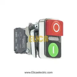 استارت استوپ دوبل فلزی چراغ دار 1NO+1NC ولتاژ 230... 240 ولت AC اشنایدر الکتریک