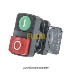 استارت استوپ دوبل پلاستیکی 1NO+1NC اشنایدر الکتریک