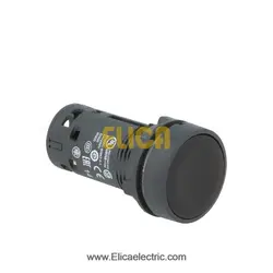 پوش باتن اشنایدر باکالیت مشکی  1NO بدون LED داخلی